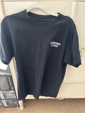 Lurking Class Black Short Sleeve Tee - Small Logo